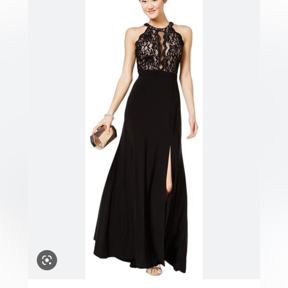 Morgan and Co Sequin Lace Dress Size 5